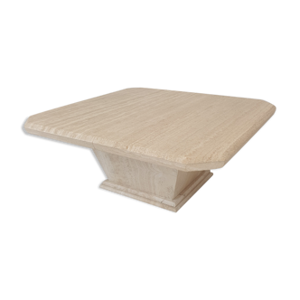 Italian Travertine Bar table or Coffee Table, 1980s