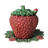 Soupière barbotine Fraise Bordallo