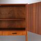 Scandinavian vintage bookcase in teak and beech from Brantorps 1960s Sweden