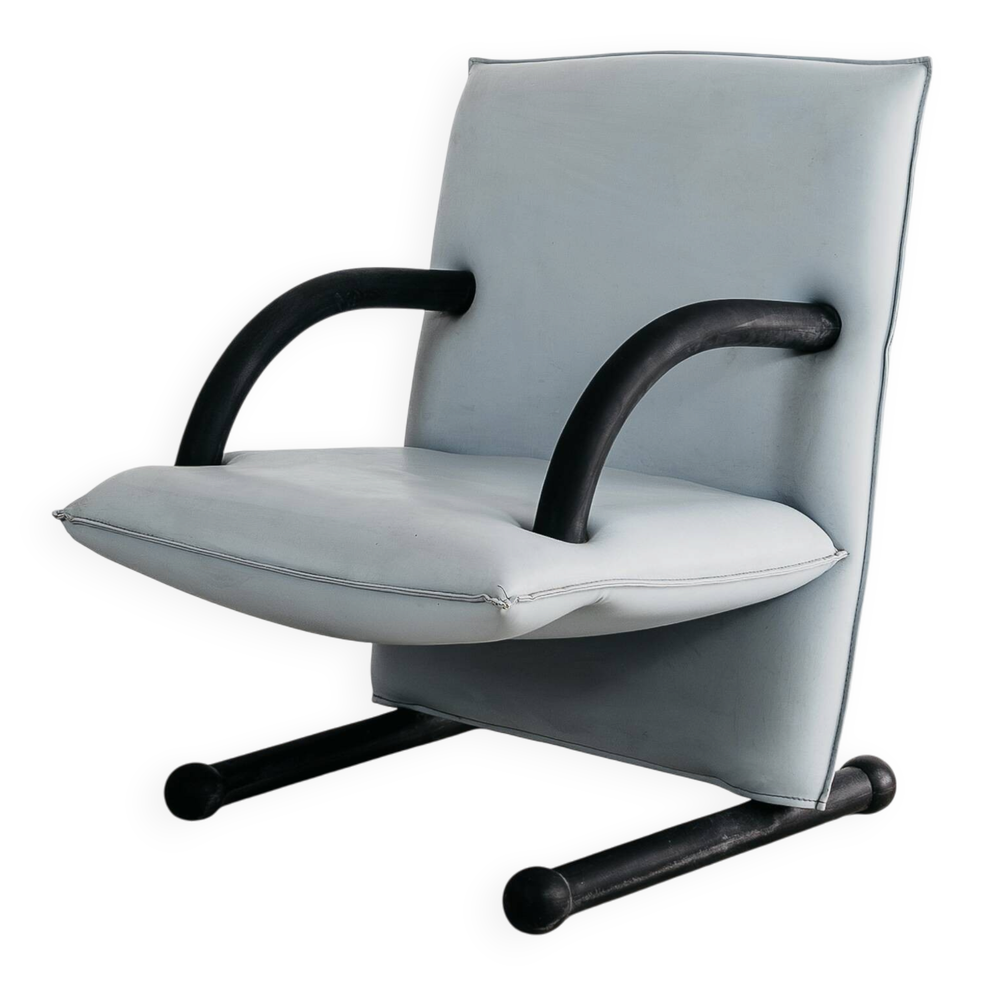 poltrona arflex modello T-line design burkhard vogtherr anni 80 vintag