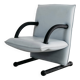 poltrona arflex modello T-line design burkhard vogtherr anni 80 vintag