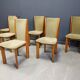 Vintage Danish dining chairs set of 6 - 1970s