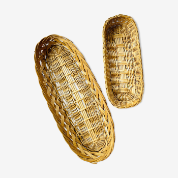 wicker bread baskets