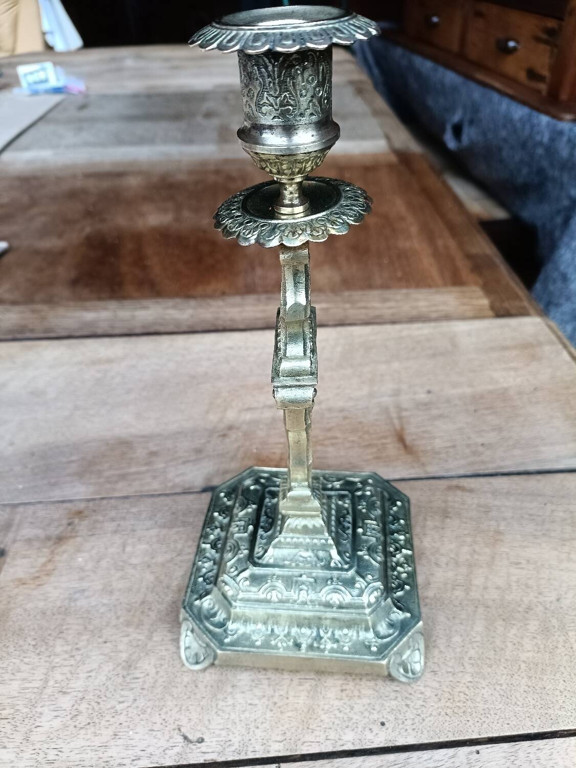 Bougeoir second Empire en bronze