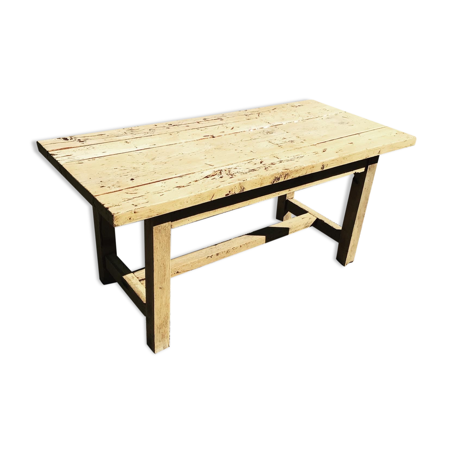 Solid oak farm table 152x72