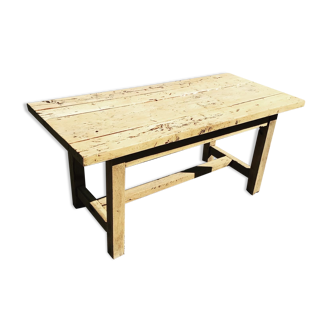 Solid oak farm table 152x72