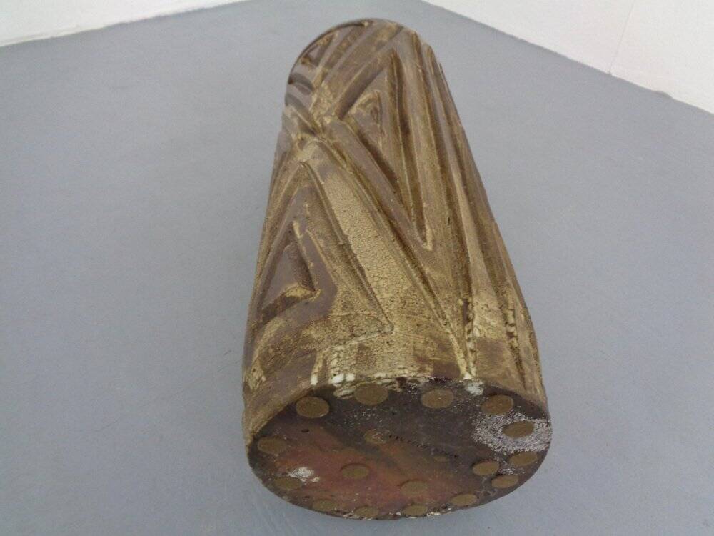 Large Brutalist Ceramic Umbrella Stand, Italy, 1960s