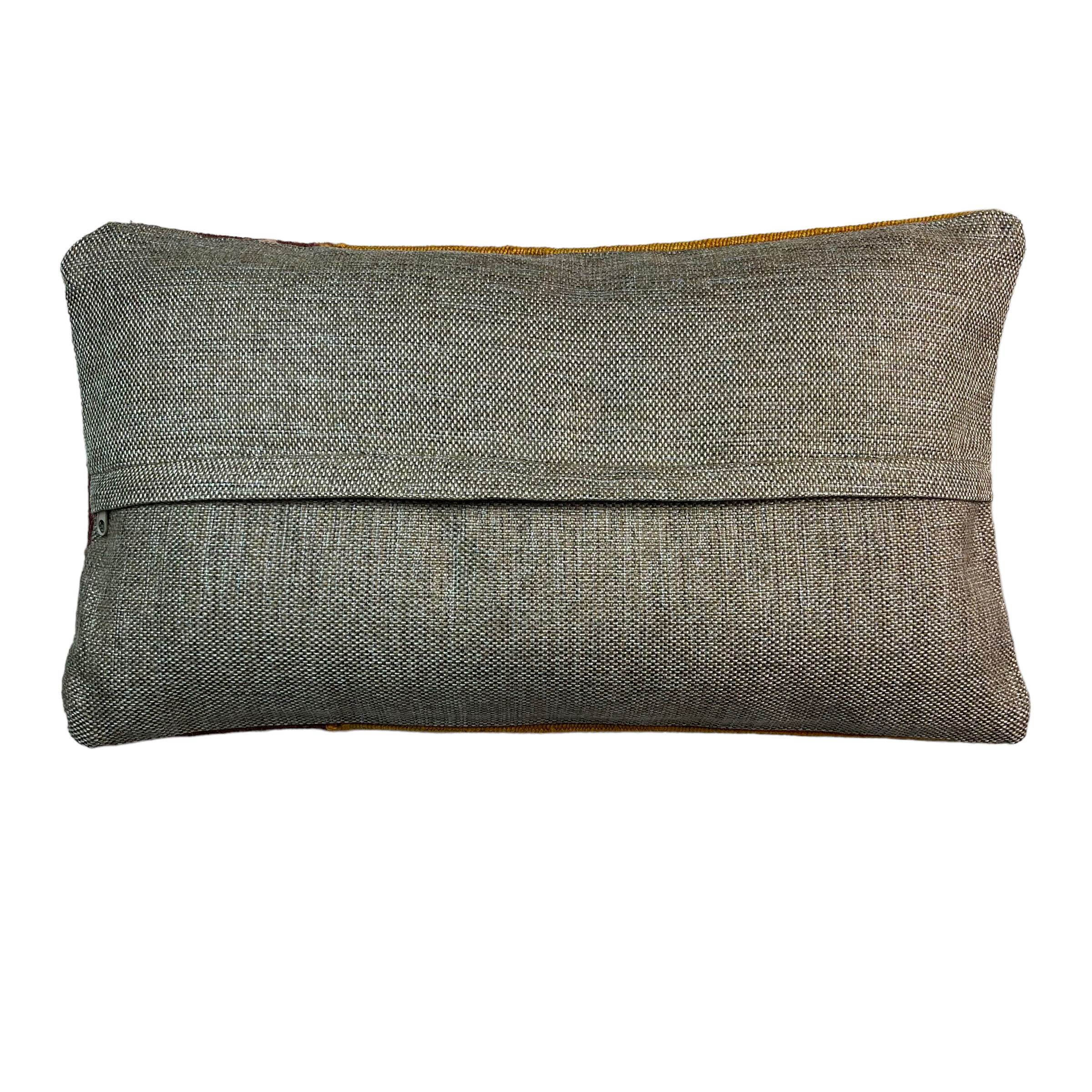 Housse de coussin vintage turque faite à la main, 30 x 50 cm