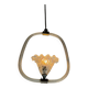 Venetian glass chandelier from Murano and brass, circa 1950.