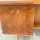 Bureau en noyer du milieu du siècle, années 1970, Tchécoslovaquie