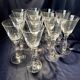 Set of 12 Portieux crystal red wine glasses slim shape