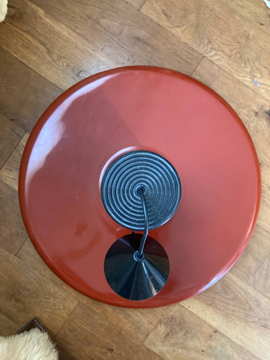 Large Pendolita design pendant light by Lita red