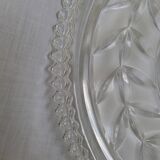 Pie dish, cut glass presentation plate by Walther Glass.