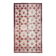 4x8 Star Pattern Burgundy Turkish Vintage Rug, 140x237Cm