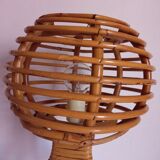 Bamboo bedside lamp