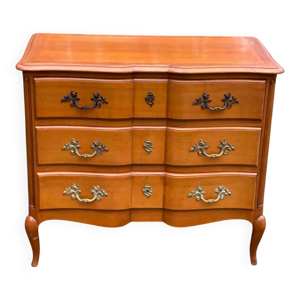Commode arbalète louis - bois massif
