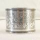 Rond de serviette en argent massif fin 19eme