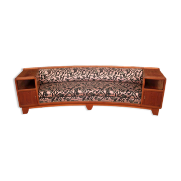 Art deco bench of the Majorelle workshops 330 cm long