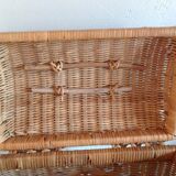 Rattan suitcase vintage 60/70