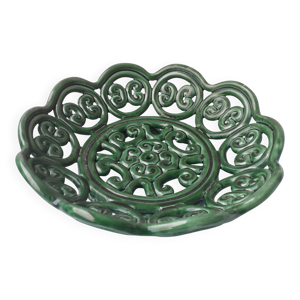 Coupe verte en céramique