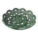 Green ceramic bowl