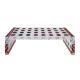 Table basse italienne en grand format avec des agates colorées conçue par Superego Studio