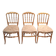 Set of 3 Napoleon III chairs in gilded wood