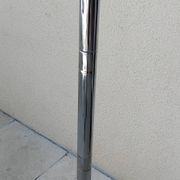 Vintage chrome coat rack parrot design from the 70s and 80s.