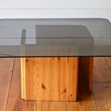 Lagun Ikea glass coffee table