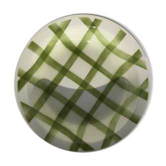Hollow dish Moulin des Loups model Olive tablecloth diameter 26,5cm
