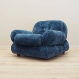 Blue armchair, Italian design, 1970s, production: Italy