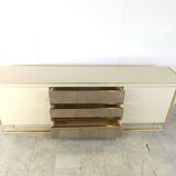 Vintage brass and lacquered sideboard, 1970