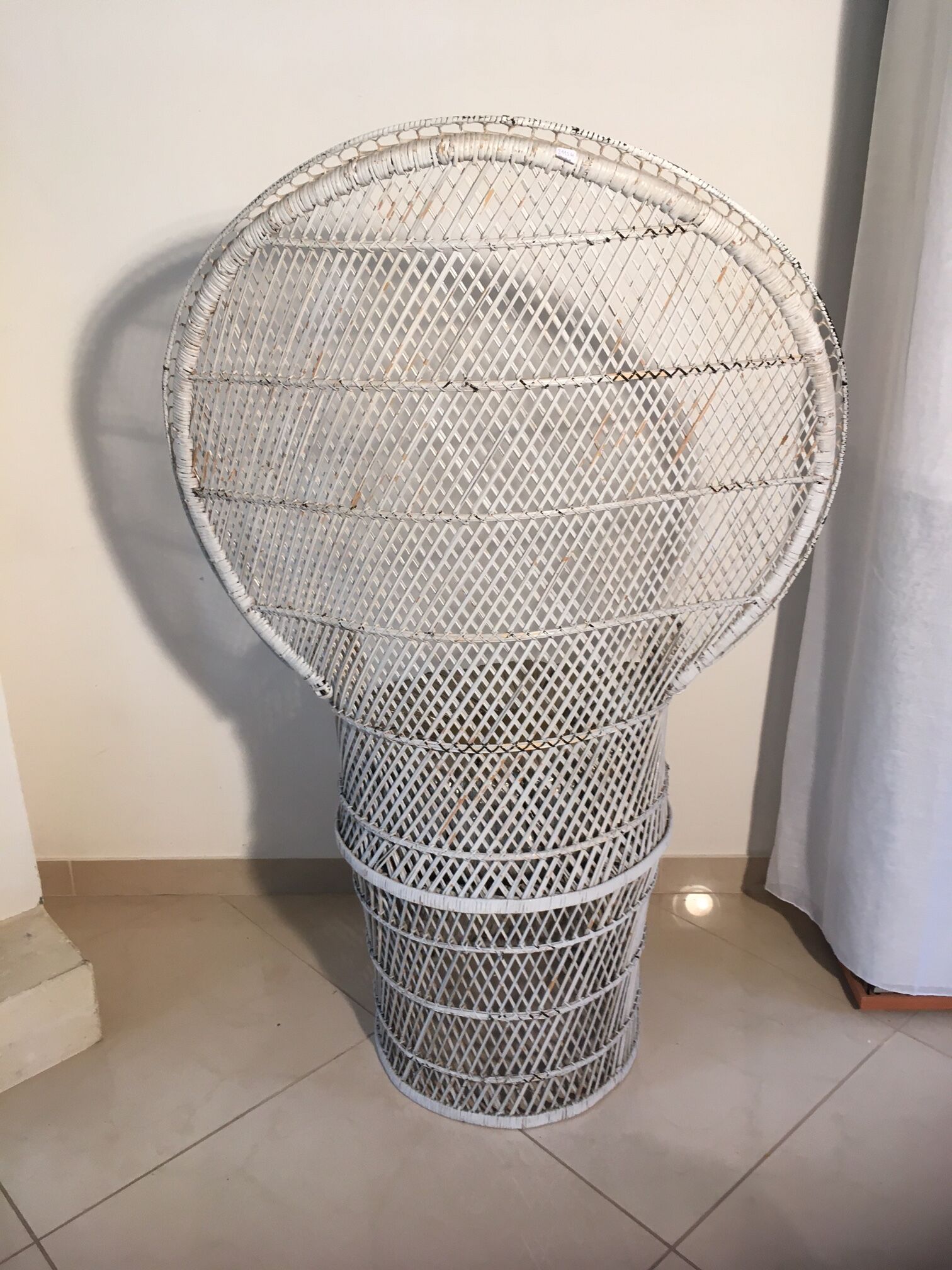 Emmanuelle armchair in rattan