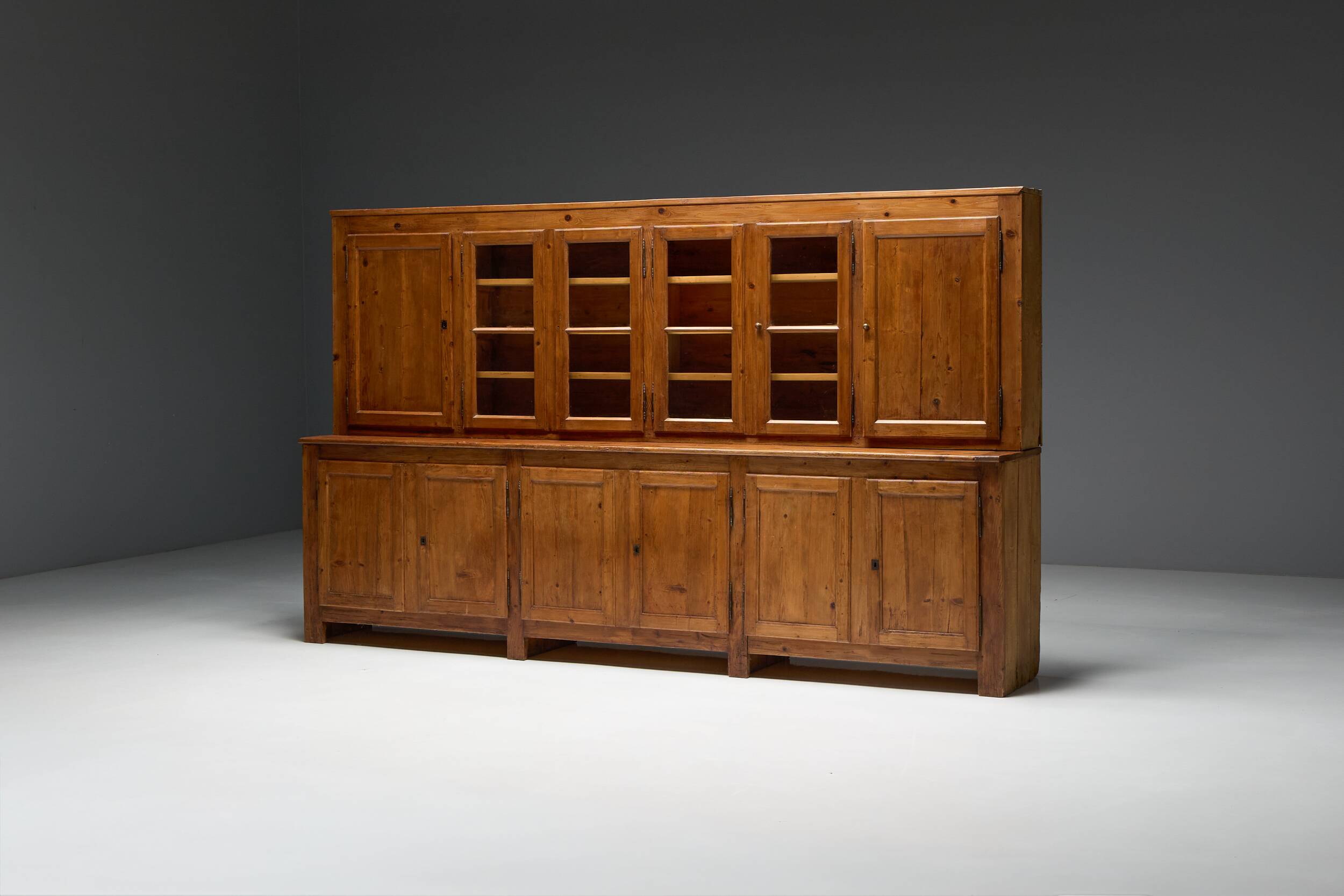 Rustic Art Populaire hutch, France, late 19th century