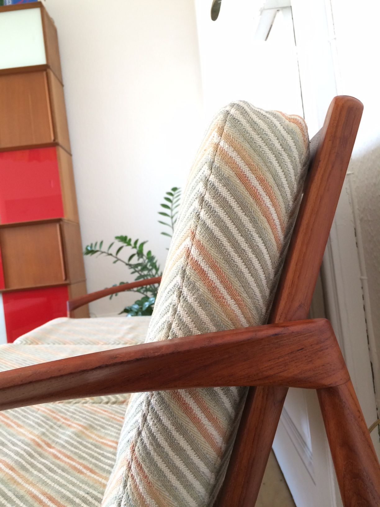 Danish sofa and armchair from the 1950s by Kaï Kristiansen