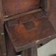 Round antique English tilt-top table/side table from the early 19th century