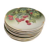 10 K&G Lunéville dessert plates