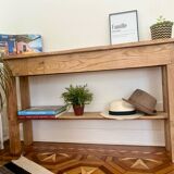 Solid wood console