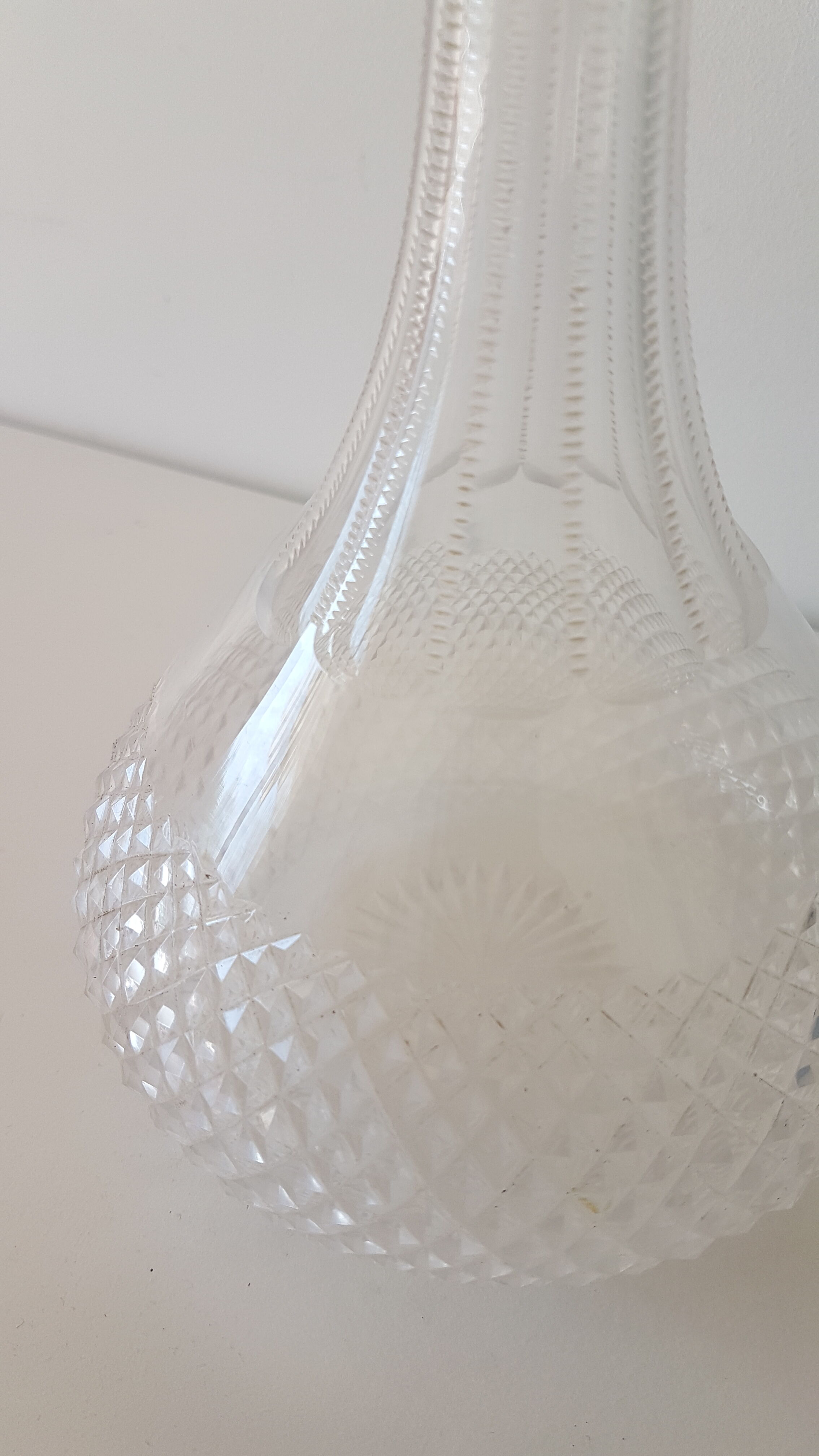 Ancient crystal carafe