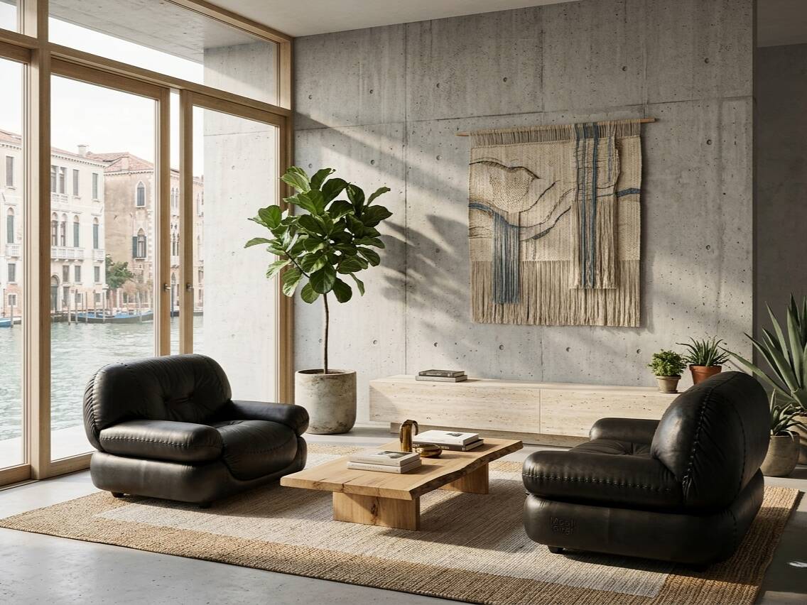 Pair of Mobil Girgi Sapporo armchairs black leather Italy 1970s