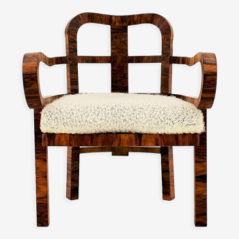 Fauteuil art déco des années 1930, Tchécoslovaquie