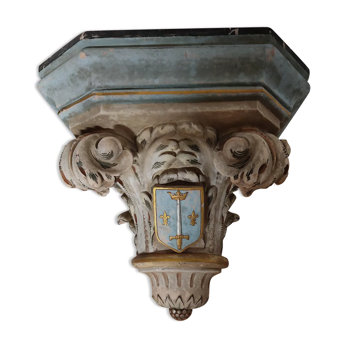 Old plaster console