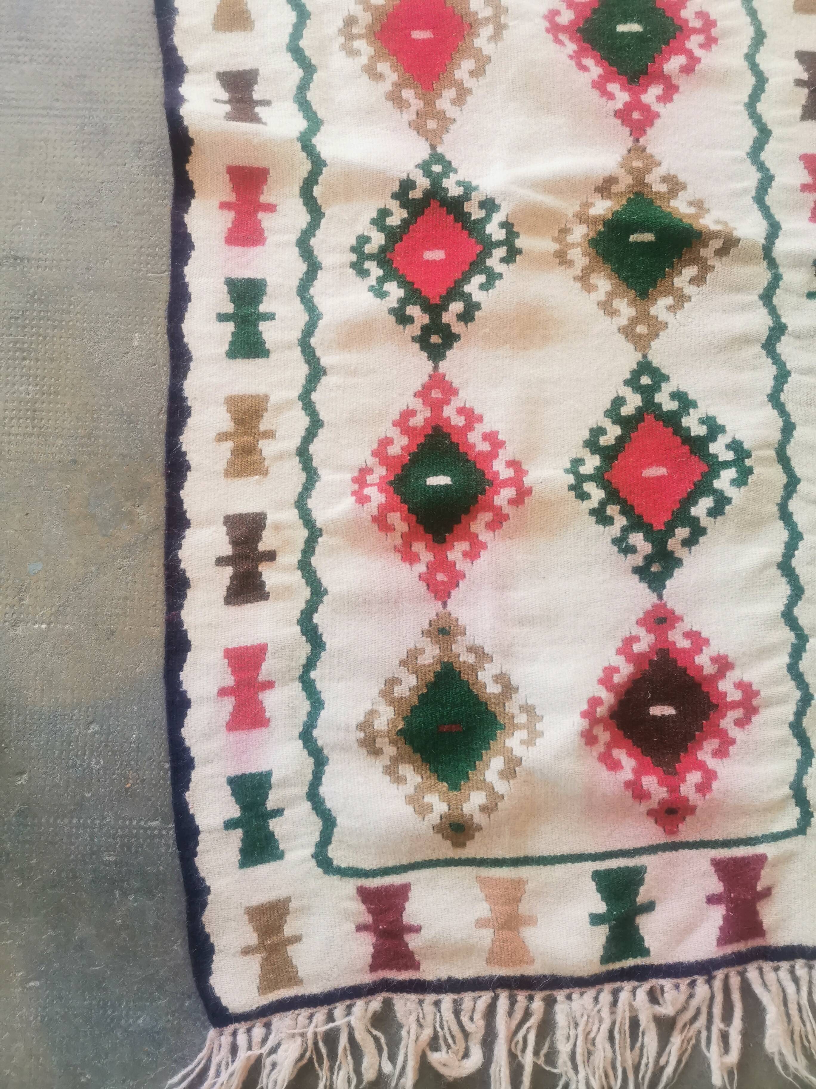 Antique Berber kilim runner rug