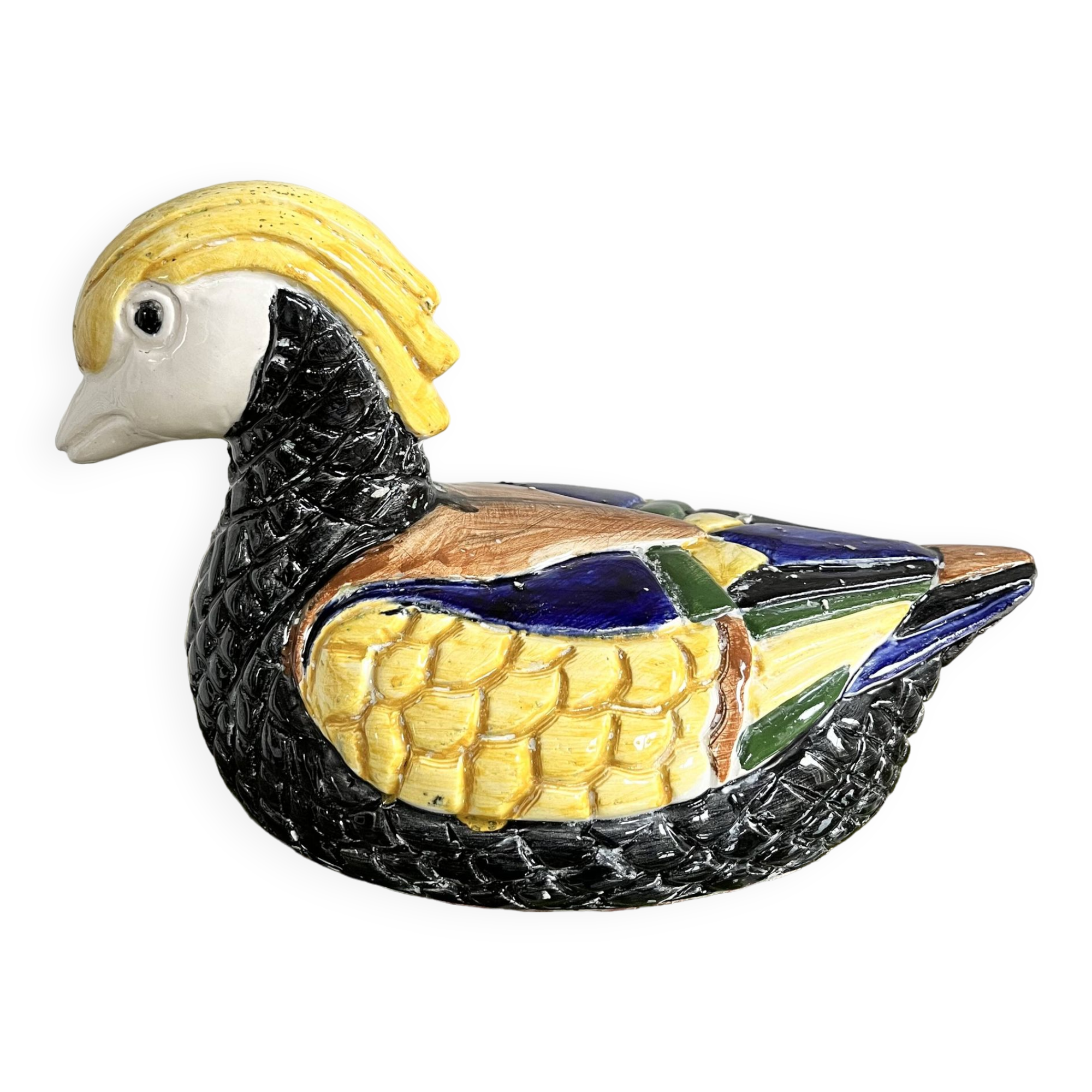 Vintage ceramic duck