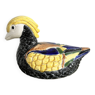 Vintage ceramic duck