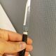 Six delicious stainless steel steak knives with bone handles, from Japan