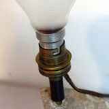Decorated with a rock crystal lamp