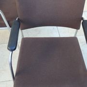 Paire de fauteuils conférence vintage