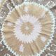 Vintage hand-embroidered tablecloth 136x158 cm