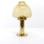 Set of 5 Scandinavian Hans-Agne Jakobsson Claudia model candlesticks in brass